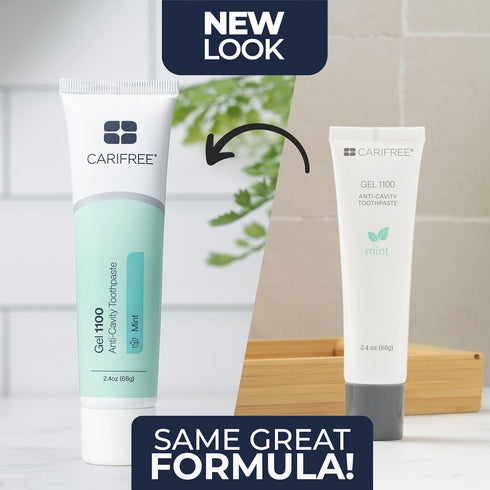 Recommended (2 Set) CariFree Maintenance & Prevention Kit, Mint | Anti-Cavity Fluoride Toothpaste & Mouthwash Freshens
