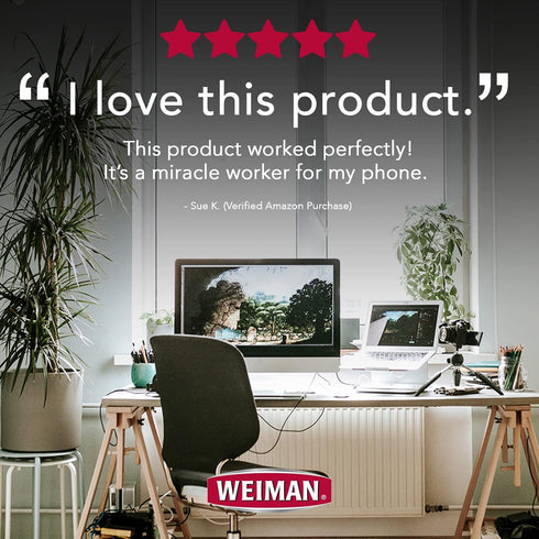 Weiman Disinfecting Electronic Wipes, Safely Clean Your Screen, Laptop, TV, and Equipment