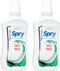Spry Xylitol Mouthwash Fluoride Free, Natural Spearmint Oral Rinse with Enamel Support - 16 fl oz (Pack of 2)
