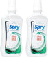 Spry Xylitol Mouthwash Fluoride Free, Natural Spearmint Oral Rinse with Enamel Support - 16 fl oz (Pack of 2)