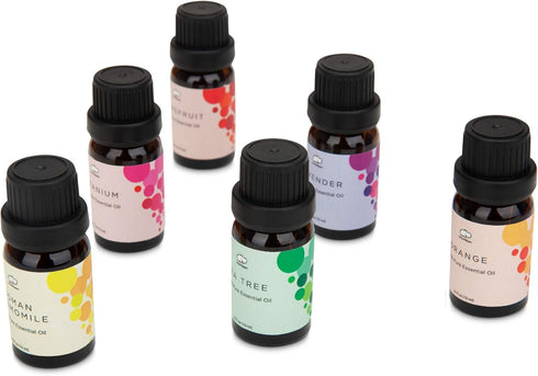 LittleHippo Set of 6 Premium 100% Pure Essential Oils, 10ml, Formulated for Kids/Children for WISPI.