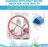 12 Pcs Microfiber Glass and Window Cleaning Cloths, 12" x 12", Lint Free, Streakless Buff Polishing Cloth