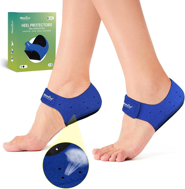 Plantar Fasciitis Protector for Shoes, Welnove Heel Cups for Pain Relief, Support Cushion for Women & Men