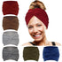 Wide Headbands for Women - Extra Large Twisted Knot Head Bands, Turban Accessories 6 Pack