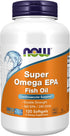 NOW Foods Super Omega EPA, 360 EPA / 240 DHA, Molecularly Distilled, Cardiovascular Support*, 120 Softgels