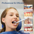 3 Pieces Dental Tools Set, Professional Disposable Plastic Dental Hygiene Cleaning Kit, including Dental Mirror, Probe