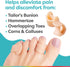 ZenToes Small Toe Spacers - Tailors Bunion Corrector for Women & Men, Hammer Toe Straightener, Gel Splint for Pain