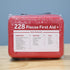 Compact First Aid Kit (228pcs) for Family Emergency Care, Waterproof EVA Case, Ideal for Car, Home, Camping