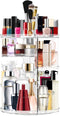 Makeup Organizer 360 Rotating Cosmetic Carousel, Large Capacity Spinning Holder Rack for Vanity