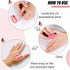 GLOGLOW 2Pcs Mouth Clips, Wearable Acupressure Hand Clip for Headache Pain Relief