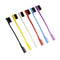 YANTAISIYU 6 Pcs Hair Edge Brushes, Double Sided Control Brush Comb Combo Pack for Bangs Eyebrow (Multicolored)