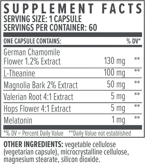bioTE Nutraceuticals - Best Night's Sleep - Restfulness + Awake Refreshed (60 Capsules)