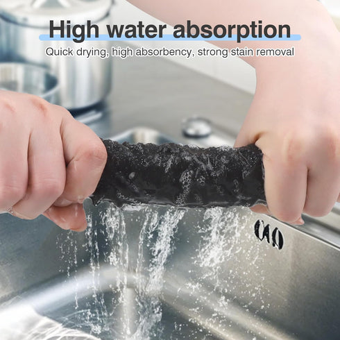 TEESOD 10 Pcs Thickened Magic Cleaning Cloth, Microfiber Streak Free Cleaning Cloths Reuseable Magic Cleaning Wipes