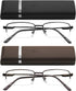 Success Eyewear Reading Glasses 2 Pk, Ultra Thin Lightweight Spring Hinge for Men Women