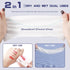 Disposable Face Towel, 100 Count Soft Cotton Dry Wipes for Washing and Cleansing, Facial Tissue for Skincare