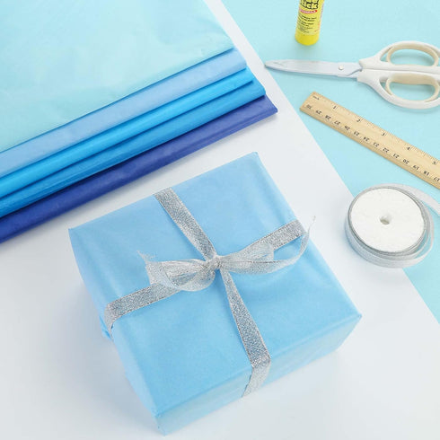 Shindel 200 Sheets Navy Blue Tissue Paper, 20 x 28 Inches Bulk for Boys Graduation Party Gift Bags, DIY Craft