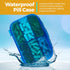 Pill Organizer Case - Portable 6 Compartment Daily Travel Medicine Reminder Box, 2 Pack, Blue