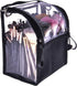 Trave Medium Makeup Brush Buddy - Cosmetic Kits Storage Organizer Bag with 4 Dividers & Shoulder Straps