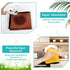SLICHIO Set 12 Pack 12"x12" Microfiber Cleaning Cloth - Microfiber Towel with Printed Use Labels, Color-Coded Dish Rags