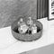 J WARRIOR 360 Rotating Makeup Organizer, Spinning Skincare Storage for Vanity, Turnable Cosmetics Organizers (Grey)