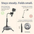 Hugabow 360 20-65 Inch Hair Dryer Stand - Rotating Universal Holder, Adjustable, Hands Free for Pain Relief