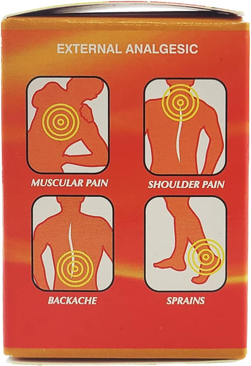 Eagle Brand Muscular Balm, External Analgesic for Warming Pain Relief, 0.7oz x 3, Pack of 3