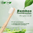 Sieral 24 Pcs Toothbrushes, Extra Soft Bristles Wooden Bamboo, Individually Wrapped for Kids and Adults, Travel Friendly