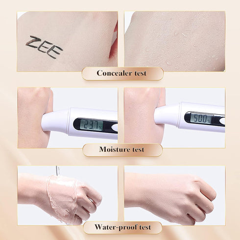 Mushroom Head Air Cushion CC Cream, BB Cream Foundation Makeup, Long-Lasting Moisturizing Concealer for All Skin Types