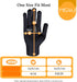 MIG4U Moisturizing Beauty Gloves Touch Screen Overnight Sleeping Glove for Men SPA, XL Black