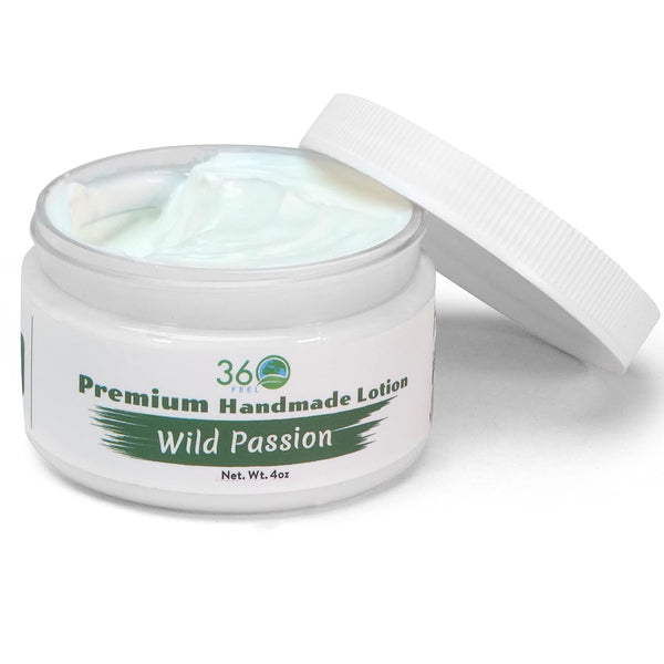 Wild Passion Body Lotion, Hydrating Coconut & Olive Oil Formula for Sensitive Skin, Non-Greasy, All Day Use