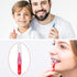 Patelai 50 Pieces Braces Brush, Interdental Brush Toothpick Dental Flossing Head for Oral Hygiene, Red, Blue