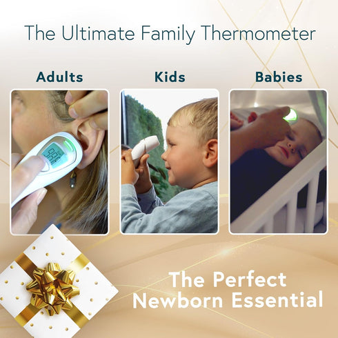 iProvn Pro Series | Ear Thermometer with Non-Touch Forehead Function | Superior Accuracy for Adults, Kids, Babies |