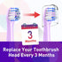 Replacement Toothbrush Heads, 10 Count Compatible with Colgate Hum Connected Smart Battery Electric Toothbrush, Purple