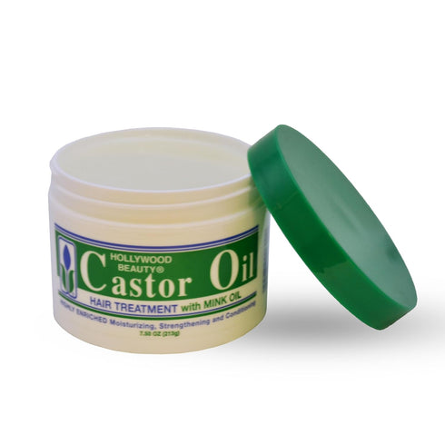 Hollywood Beauty Castor Oil Hair Treatment with Mink Oil - 7.5 Ounce