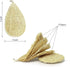 Natural Loofah Dish Sponge Pack 10 Miw Piw Vegetable Scrubber for Kitchen - 100% Biodegradable Compostable Dishwashing Scouring Pad Zero Waste Plastic Free Eco Friendly Sustainable by Miw Piw