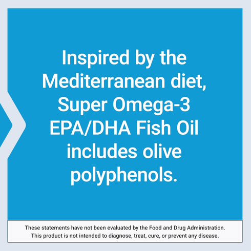 Life Extension Super Omega-3 EPA/DHA Fish Oil, Heart Health, Brain Health, 120 Softgels