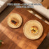 Vankcp 160 7" 9" Pieces Wood Grain Paper Plates, Rustic Wood Slice Plate, Disposable Party Dinner Plates, Farmhouse