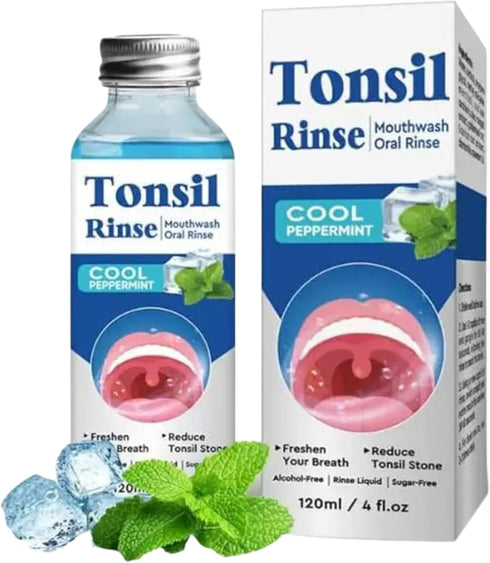 ZLSJJCLMZ Tonsil Stone Remover, Tonsil Stone Mouthwash to Help Soothe Tonsils, Oral Rinse
