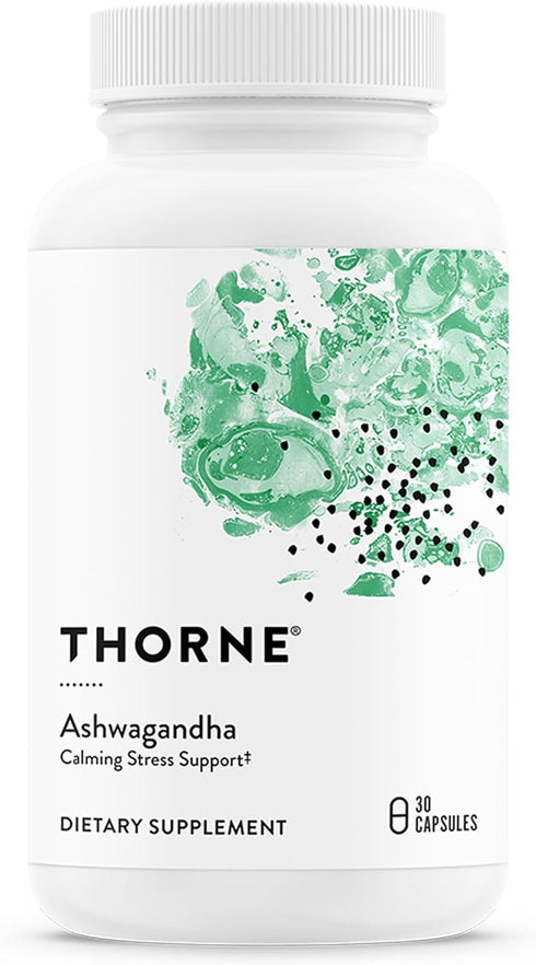THORNE - Ashwagandha - Highly Concentrated Shoden - Calming Stress Support for