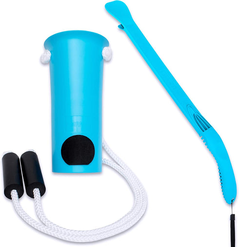 RMS Sock Aid Kit - Easy On Easy Off Device for Men and Women with Limited Mobility, Blue
