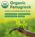 USDA Organic Fenugreek Capsules for Women, 60 Vegan Capsules, Effective Lactation Supplement for Increased Milk Supply