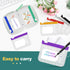 Set Water-Proof Pill Pouch Large Pill Organizer, Pill Loose-Leaf Storage with Color-Coded Medicine Pouches,BPA Free