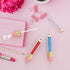 RONRONS 12 Pieces Pencil Lip Gloss Tubes, Clear Mini Pencil Shaped Containers for Lip Balm, 5ml