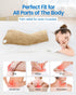 RENPHO King Size Heating Pad for Back Pain & Cramps Relief, FSA HSA Eligible, Auto Shut Off, 12" x 24" Light Yellow