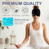 Migraine Relief Gel Ice Head Wrap - Hot and Cold Therapy Hat for Headache and Sinus Relief (Black & Blue)