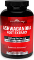 Divine Bounty Organic Ashwagandha Capsules, 1200mg with Black Pepper, 90 Veggie Capsules for Mood Support