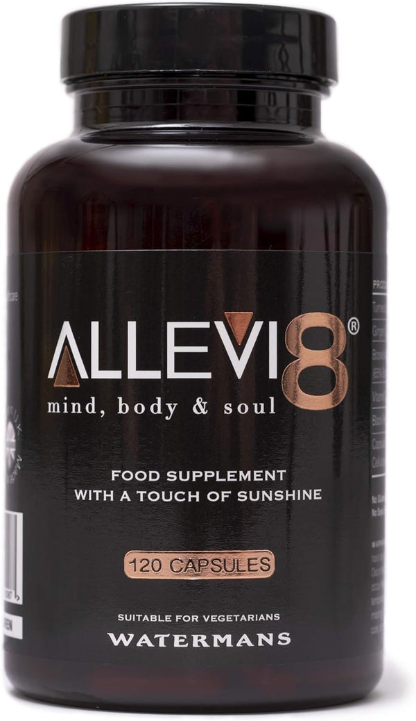 Allevi8 Ayurvedic Medicine, Frankincense, Turmeric, Ginger, Black Pepper, Vitamin D3, 2 Months Supply