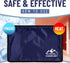 Reusable Gel Ice Pack for Injuries - Cold Pads (15" x 11") for Back Pain, Muscle Strains, Migraine & Recovery