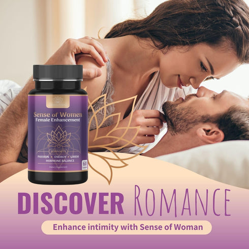senseOfeeling 60 Sense of Women Natural Female Enhancement Pills | Female Libido Booster for Women to Increase Mood