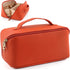 Large Capacity Travel Cosmetic Storage Bag with Handle, Portable Zipper Toiletry Bag for Women and Girls